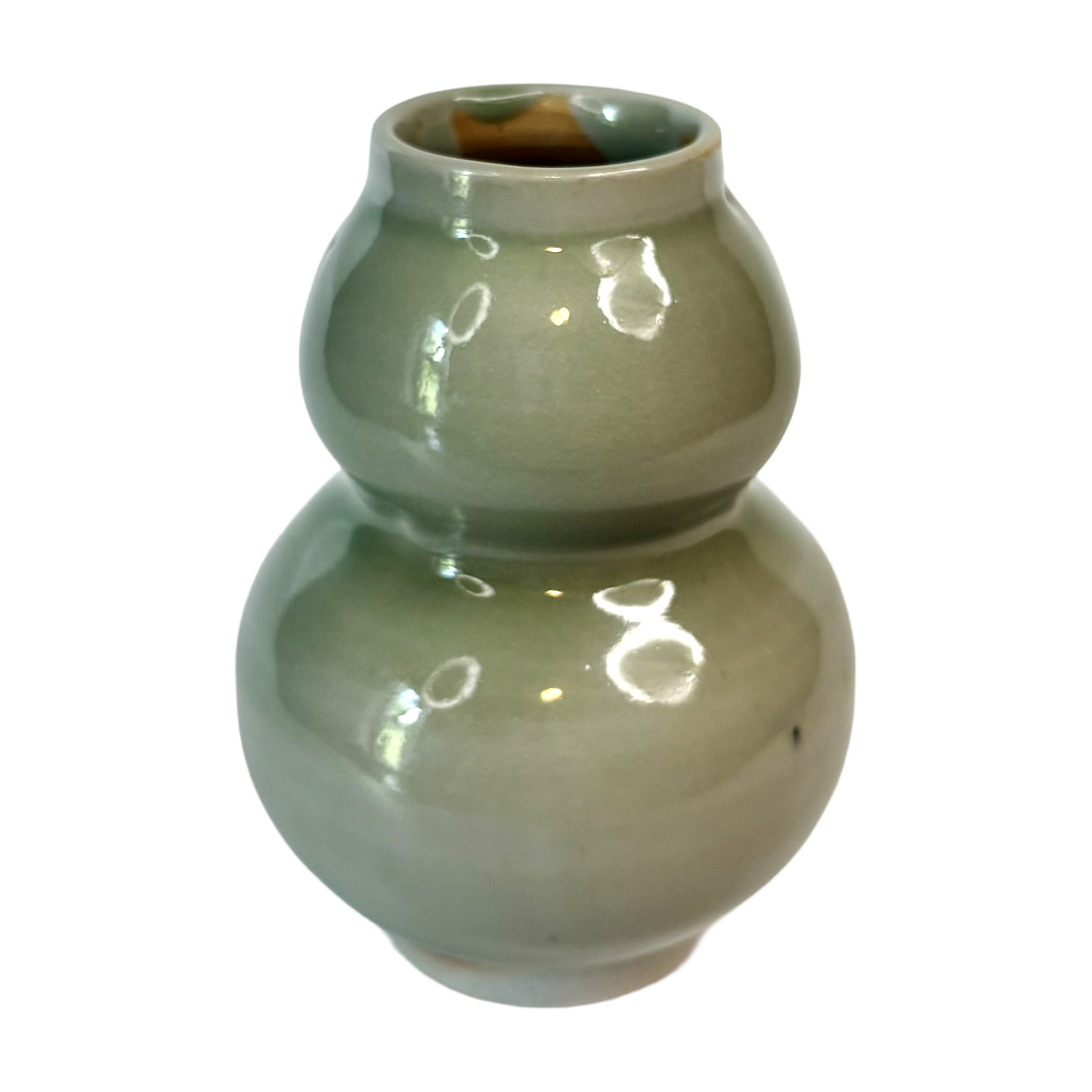 Green Celadon Hyoutan Gourd Jar