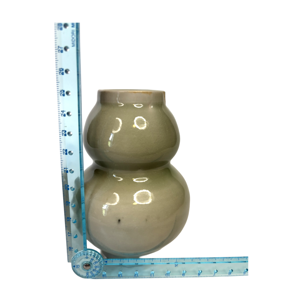 Green Celadon Hyoutan Gourd Jar