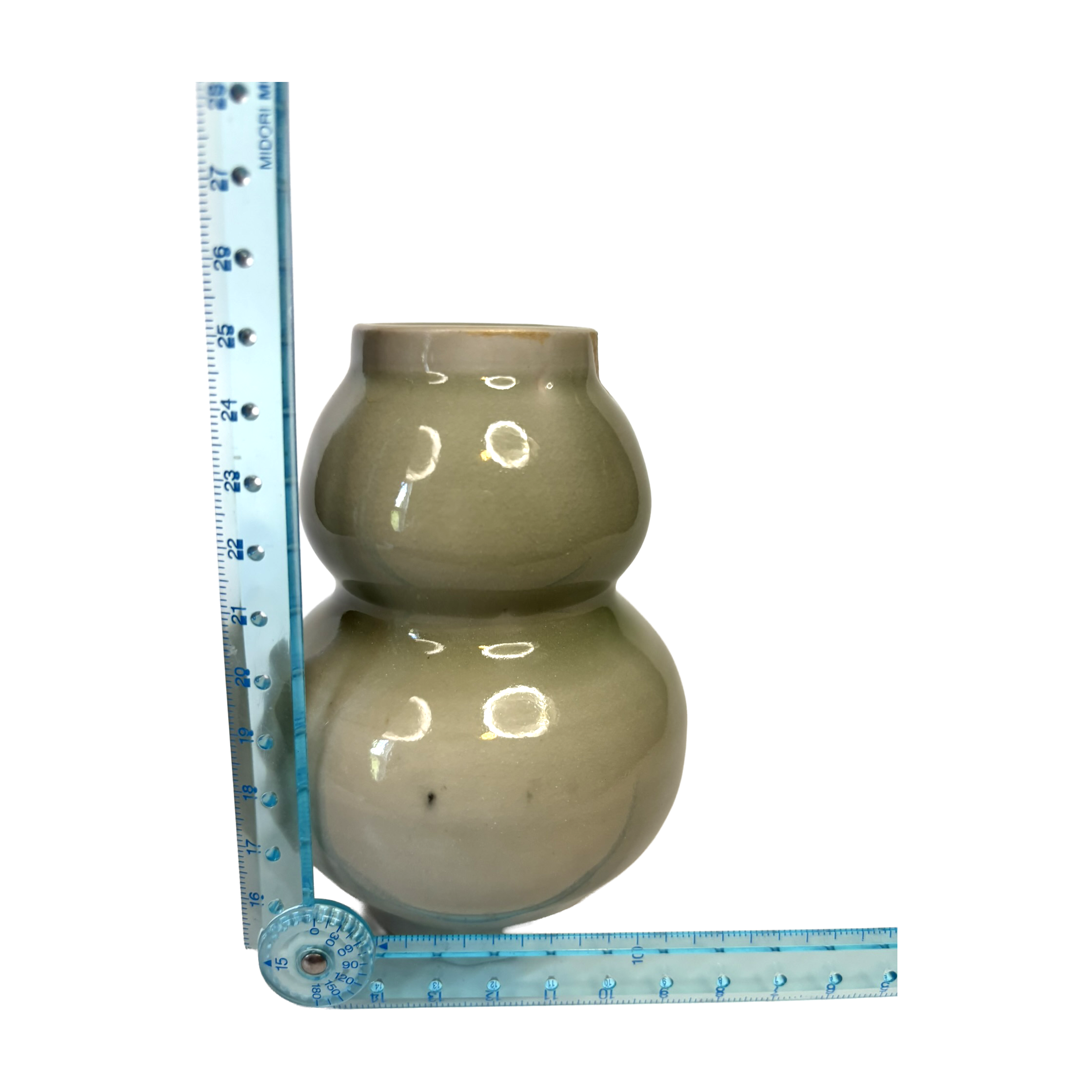 Green Celadon Hyoutan Gourd Jar
