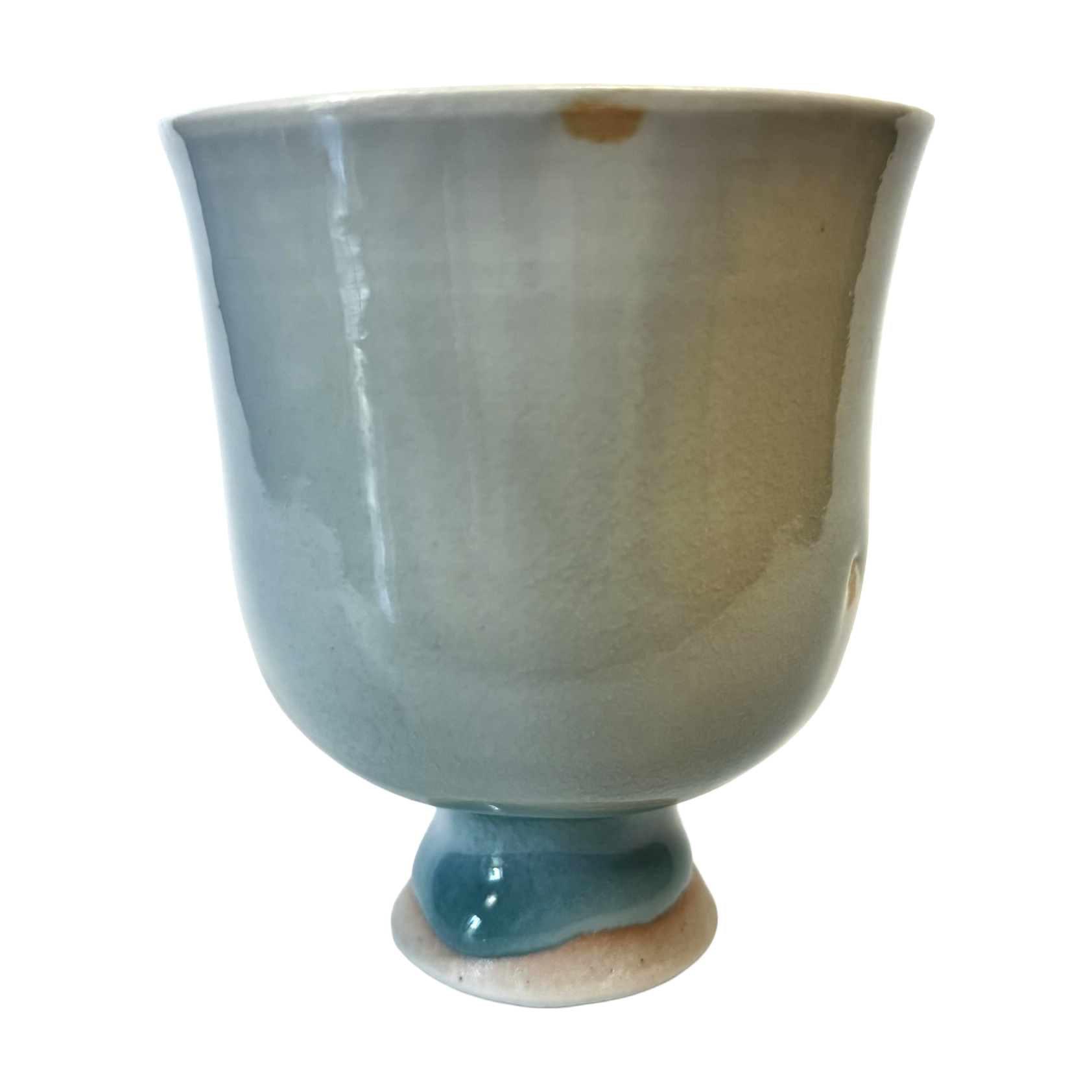 Water Blue Celadon Goblet