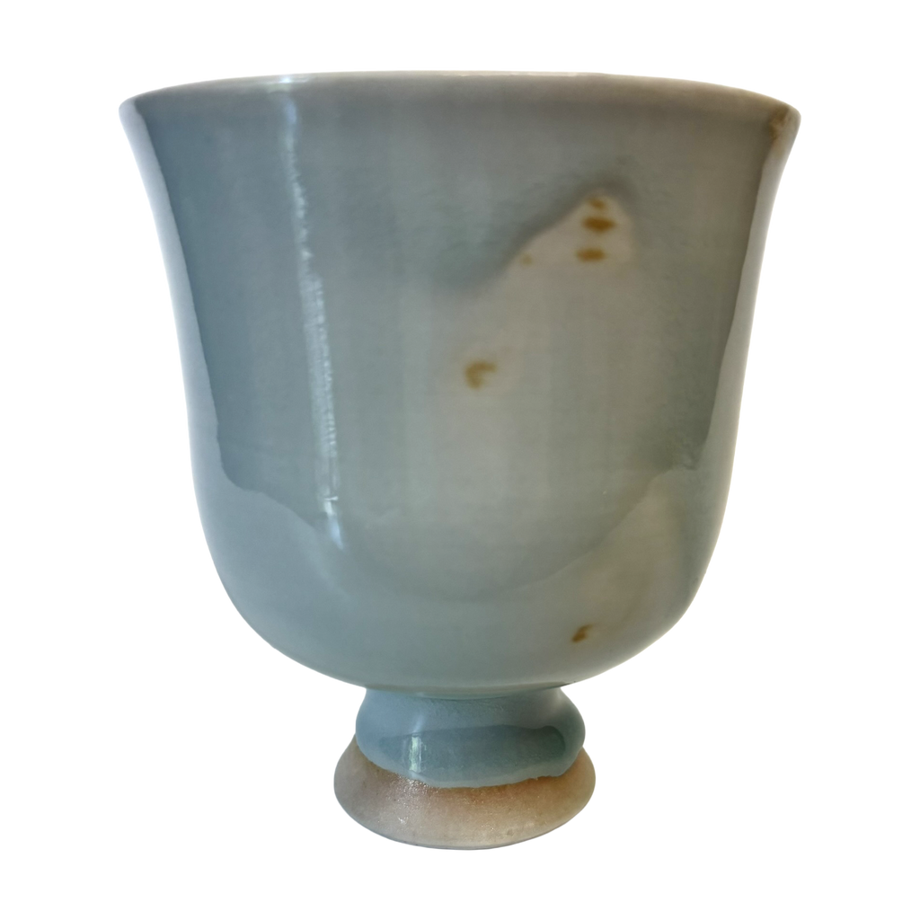 Water Blue Celadon Goblet