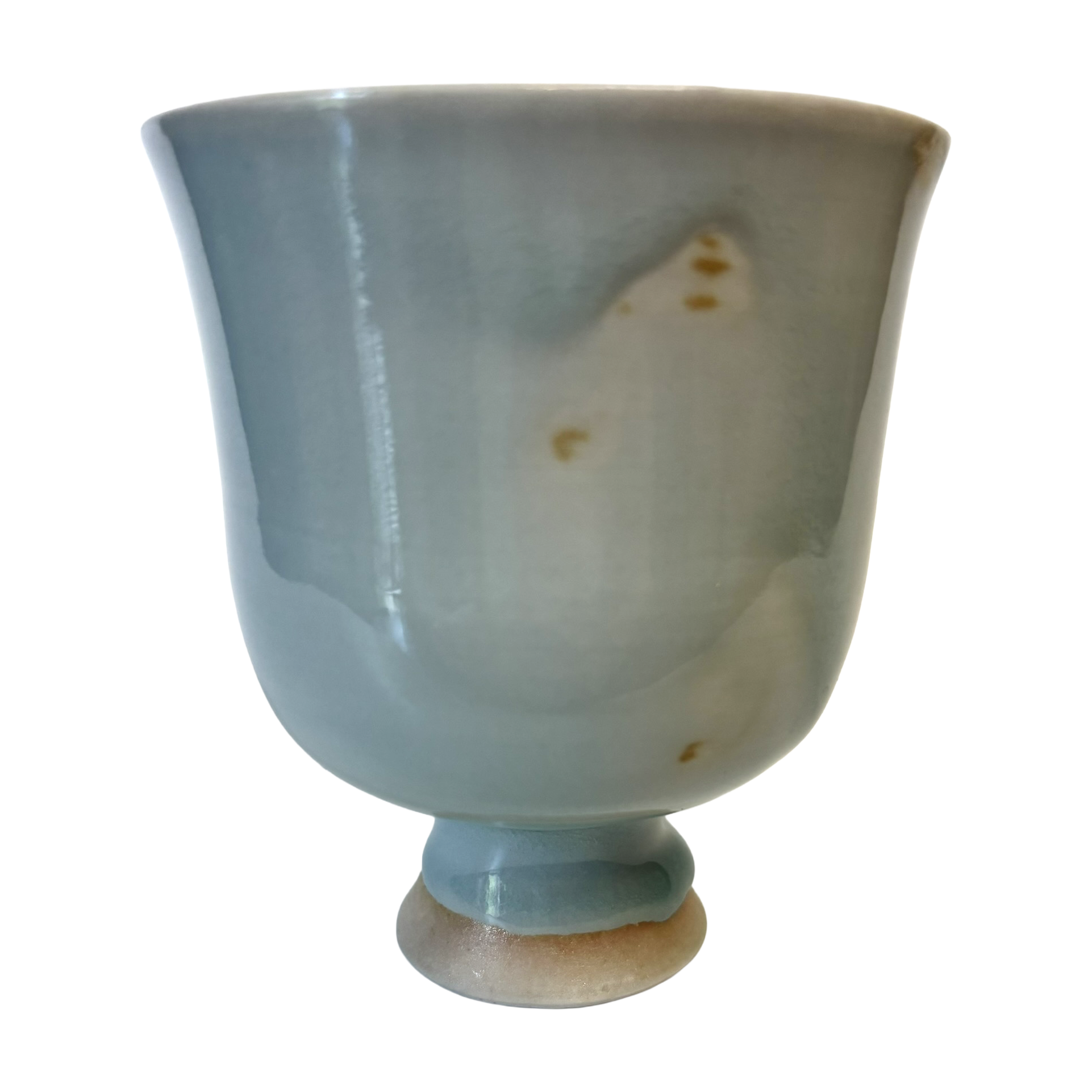 Water Blue Celadon Goblet